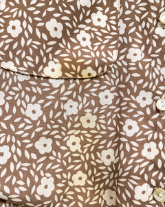 Vintage Tan Floral Dress - As Found (12)