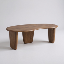 Load image into Gallery viewer, Wood Coffee Amoeba Table
