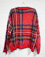 Load image into Gallery viewer, Red Plaid Pullover Sweater (XXL)
