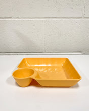 Load image into Gallery viewer, Plastic Snack Tray with Dipping Sauce Opening
