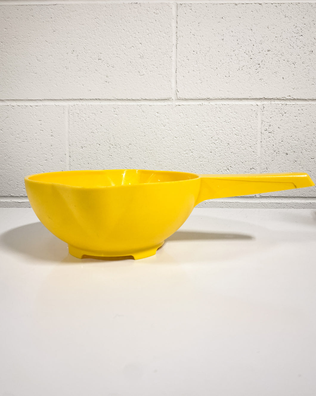 Vintage Tupperware Yellow Plastic Colander