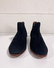 Load image into Gallery viewer, Sam Edelman Black Suede Ankle Boots- 9.5
