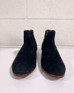 Sam Edelman Black Suede Ankle Boots- 9.5