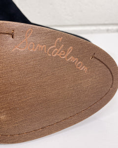 Sam Edelman Black Suede Ankle Boots- 9.5