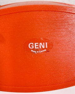 Vintage Orange Geni Small Plastic Serving Dish