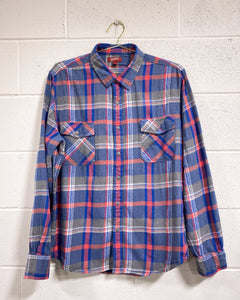 Blue and Pink Flannel (XL)