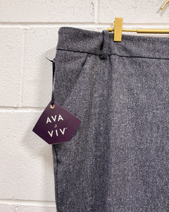 Ava & Viv Grey Tweed Slacks - NWT (22W)