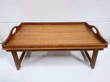 Load image into Gallery viewer, Vintage Teak Fold Out Tray
