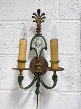 Load image into Gallery viewer, Vintage Brass Sconce
