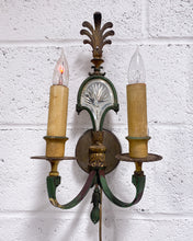 Load image into Gallery viewer, Vintage Brass Sconce
