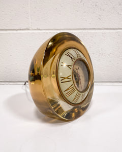 Vintage Gold Telechron Mercury Clock - As Found