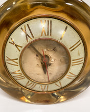 Load image into Gallery viewer, Vintage Gold Telechron Mercury Clock - As Found
