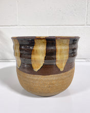 Load image into Gallery viewer, Stoneware Planter in Earth Tones
