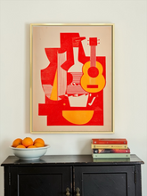 Load image into Gallery viewer, Still life in 1968 guitar and bowl
