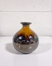 Load image into Gallery viewer, Vintage Small Vase with Metallic Glaze
