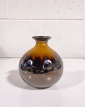 Load image into Gallery viewer, Vintage Small Vase with Metallic Glaze

