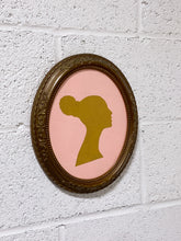 Load image into Gallery viewer, Vintage Silhouette of a Woman in Ornate Frame
