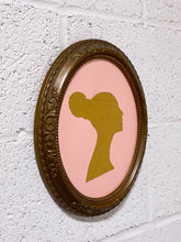 Load image into Gallery viewer, Vintage Silhouette of a Woman in Ornate Frame
