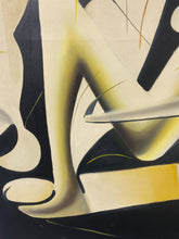 Load image into Gallery viewer, Yellow Figures Abstract Art
