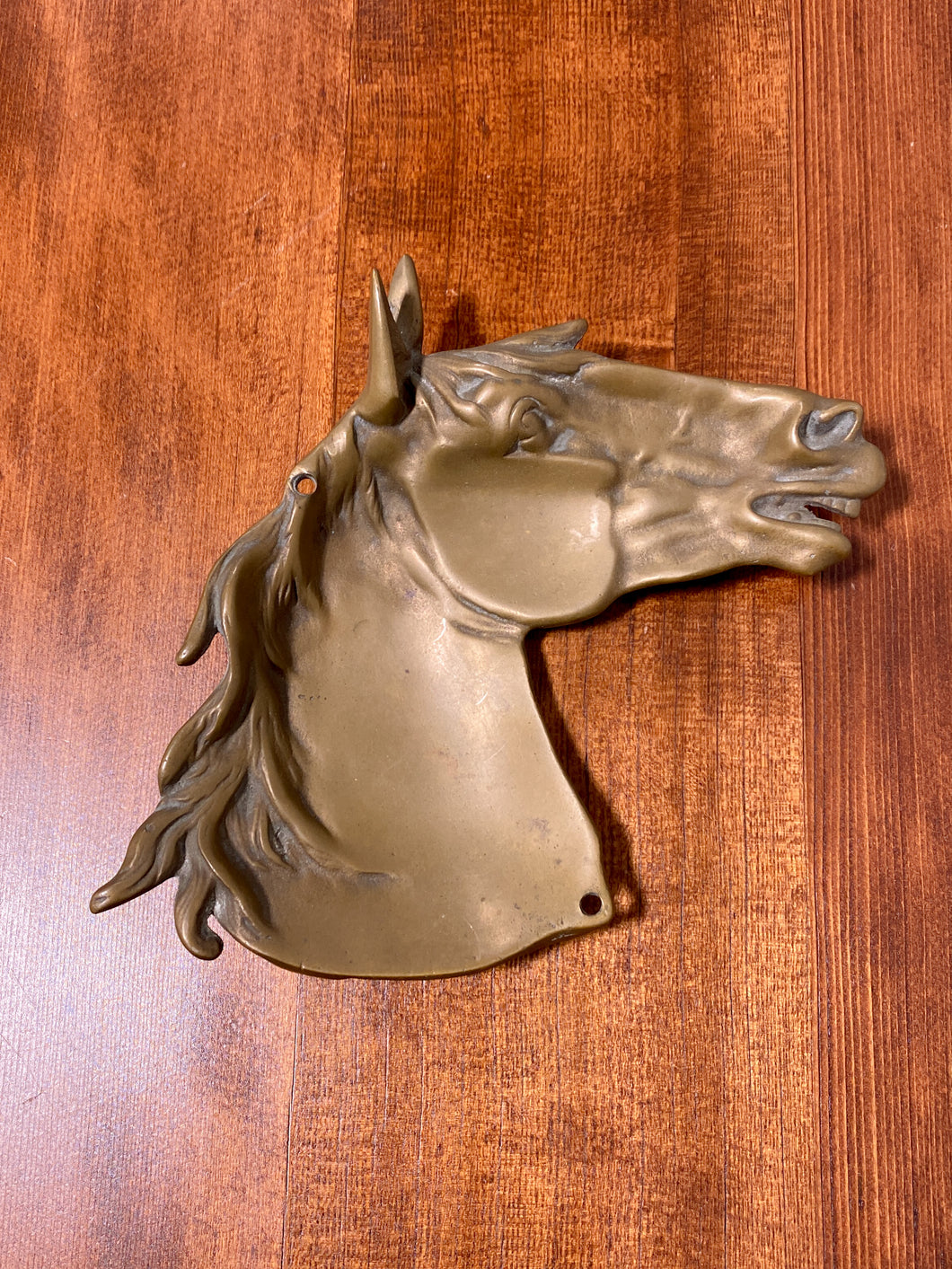 Vintage Bronze Horse Head
