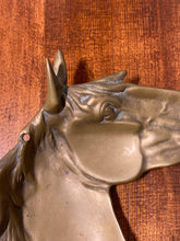 Load image into Gallery viewer, Vintage Bronze Horse Head
