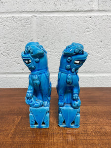 Vintage Pair of Ceramic Chinese Foo Dogs