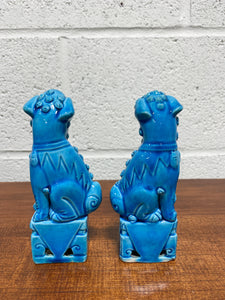 Vintage Pair of Ceramic Chinese Foo Dogs