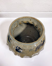 Load image into Gallery viewer, Studio Pottery Vase in Gray and Blue

