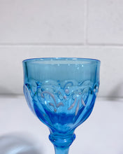 Load image into Gallery viewer, Mini Blue Glass Goblet
