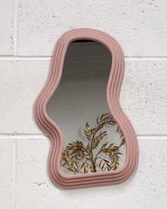 Pink Wavy Mirror