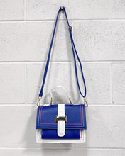 Load image into Gallery viewer, Vintage Syle Blue and White Purse
