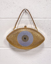 Load image into Gallery viewer, Eye Shaped Jeweled Evening Bag
