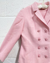Load image into Gallery viewer, Vintage 2-piece Wool Pink Dress and Waistcoat Set
