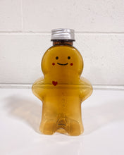 Load image into Gallery viewer, Gingerbread Shaped Plastic Bottle with Lid
