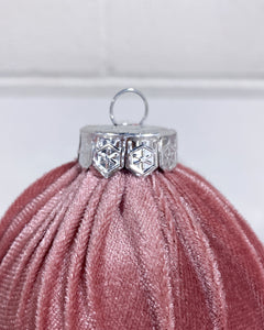 Mauve Velvet Ornament