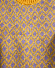 Load image into Gallery viewer, Lavender and Yellow Pullover (L)
