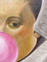 Load image into Gallery viewer, Bubble Girl Oil Painting
