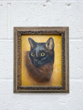 Load image into Gallery viewer, Black Kitty Painting by N. Carlyle
