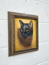 Load image into Gallery viewer, Black Kitty Painting by N. Carlyle
