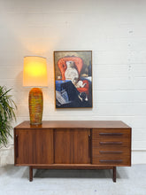 Load image into Gallery viewer, Orange Mid Century Pottery Lamp
