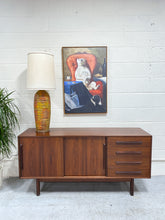 Load image into Gallery viewer, Orange Mid Century Pottery Lamp
