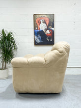Load image into Gallery viewer, Oversized Beige Swivel Chair
