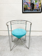 Load image into Gallery viewer, 1980’s Chrome and Glass Art Deco Modern Dining Chair Set by Minson of CA
