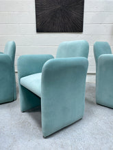 Load image into Gallery viewer, Tiffany Blue Velvet Chair
