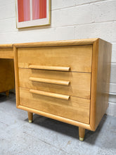 Load image into Gallery viewer, Restored California Modern Long Desk Chest Set
