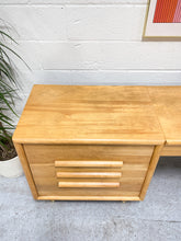 Load image into Gallery viewer, Restored California Modern Long Desk Chest Set
