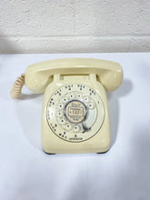 Load image into Gallery viewer, Vintage Cream Rotary Phone
