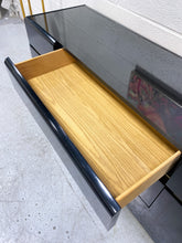 Load image into Gallery viewer, Vintage Black Post Modern Dresser

