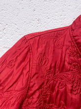 Load image into Gallery viewer, Vintage Red Quilted Jacket
