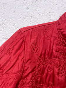 Vintage Red Quilted Jacket